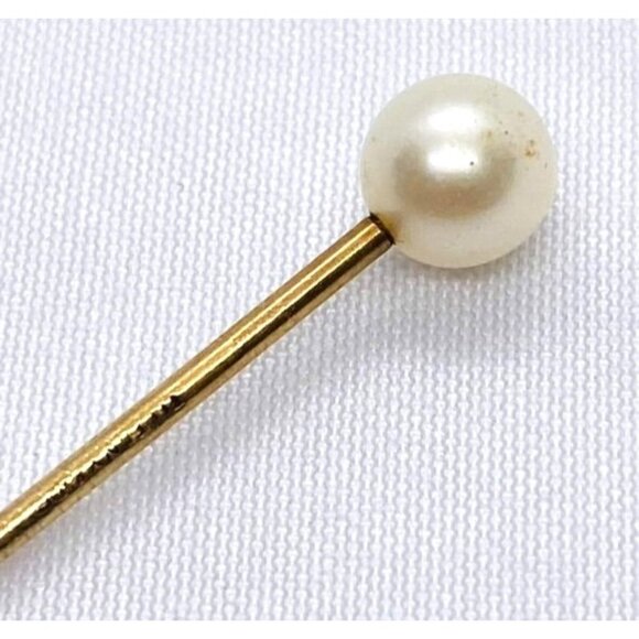 Tiffany & Co 14K 585 Pearl Stick Pin 66.2mm (READ)